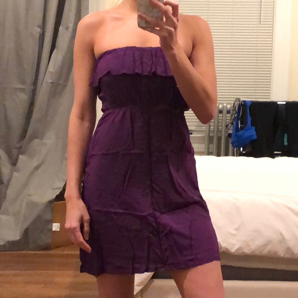 Purple sleeveless dress size M